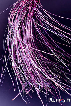 Anhänger Pfauenfaden - 15-28 cm - fuchsia-naturgrün